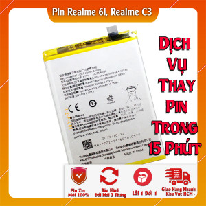 Pin Webphukien cho Realme 6i, Realme C3 Việt Nam BLP771 - 5000mAh